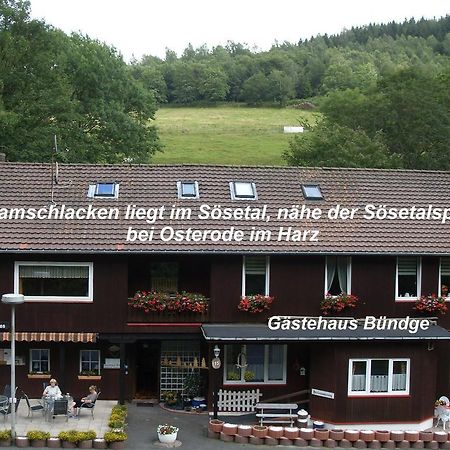 Gaestehaus Buendge Kamschlacken Esterno foto