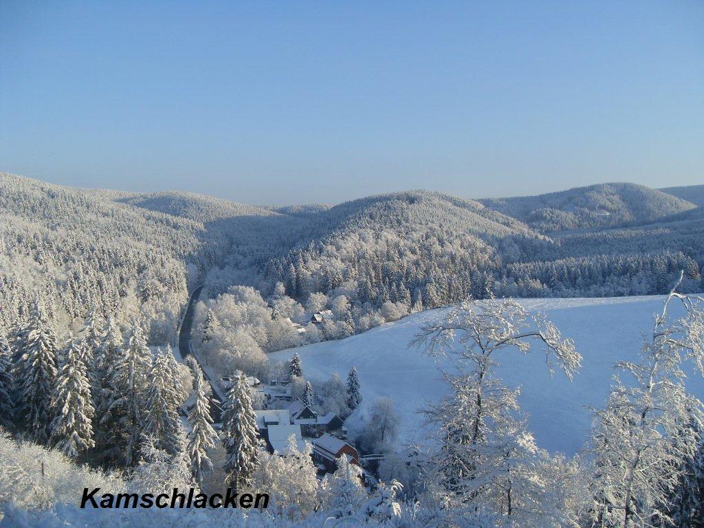 Gaestehaus Buendge Kamschlacken Esterno foto