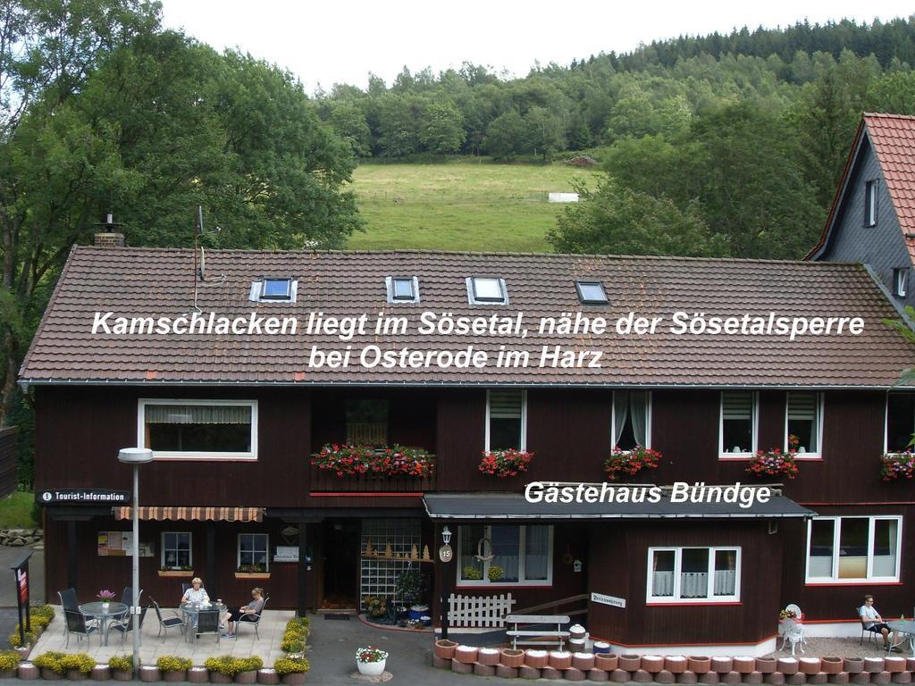 Gaestehaus Buendge Kamschlacken Esterno foto