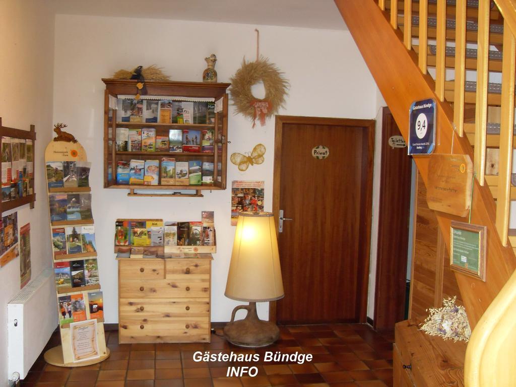 Gaestehaus Buendge Kamschlacken Esterno foto